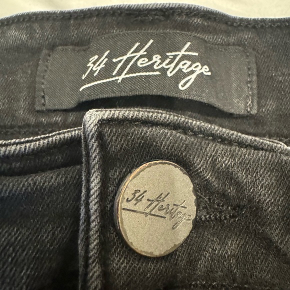 34 Heritage Black Jeans - Picture 3 of 4